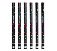 Canon à confettis 80 cm multicolore Party Popper pour mariage, anniversaire, événement, nouvel an, carnaval Tir de confettis avec jusqu'à 8 m de hauteur d'effet, taille : 6x canon à confettis Quantité