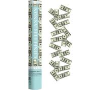 Canon à confettis billets de banque dollar 40 cm