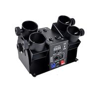 Canon à Confettis, Confetti Streamer 120W Cannon Machine Contrôle Électrique Ventilateur Souffleur Électrique 4 Pipe Papier Confetti Launcher Cannon