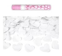 canon à confettis cur blanc 40cm - partydeco tukw40 Blanc G