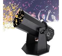 Canon à confettis électrique 1500W avec télécommande sans fil, idéal pour Halloween, les effets scéniques, les concerts, les fêtes et les anniversaires.