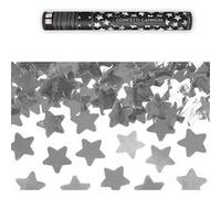 canon à confettis étoile argent 40cm - partydeco tukst40-018 Gris G