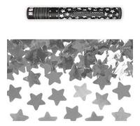 canon à confettis étoile argent 40cm - partydeco tukst40-018 Gris G