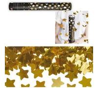 canon à confettis étoile or 40cm - partydeco tukst40-019 Jaune G