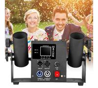 Canon à confettis, lanceur de confettis professionnel avec télécommande sans fil pour effets spéciaux de scène, mariages, spectacles, clubs et fêtes.