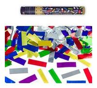 canon à confettis métalisé multi 40cm - partydeco tukm40 Multicolore G