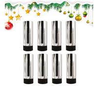 Canon à confettis pour fêtes | 8 pièces fournitures de fête | Canons à confettis pour mariages et événements | Pour célébrations, Noël, mariages, Nouvel An, remise des diplômes, événements