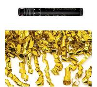 CANON À CONFETTIS SERP MÉTAL OR 40CM