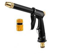 Canon a Eau Haute Pression Pistolet De Pulvérisation d'eau, Buse De Tuyau Haute Pression, 4 Modes, Pulvérisateur De Jardin en Métal, Lavage De Voiture, Nettoyage De Patio D'usine