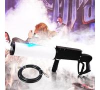 Canon à LED de fête, Pistolet à CO2 Cryo portatif, Effet de Jet de DJ de Bar de boîte de Nuit coloré avec Effet de scène de pulvérisation de Pistolet à fumée de Tuyau de gaz