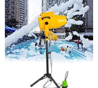 Canon à Mousse Commercial Haute Puissance 1000W avec Support Télescopique et Arrêt Automatique, Pulvérisateur de Mousse pour Fêtes de Piscine, Anniversaires, Mariages et Événements Extérieurs,Yellow