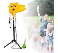 Canon à Mousse de Scène 1000W Professionnel pour Événements Festifs, Machine à Jet avec Angle Réglable pour Fêtes Piscine, Parcs Aquatiques, Anniversaires Enfants, Carnavals et Soirées Mousse,Yellow