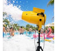 Canon à Mousse,Machine à Mousse éTanche Pour FêTes Plaisir | Camps Et Centres, Usage Pro Et Loisir Yellow TêTe Amovible, PortéE 3-5 M Et Design Portable Pour Bars, Festivals Et éColes。