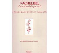 Canon and Gigue in D - Recorder Ensemble, Piano - SET