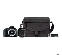CANON Appareil photo + Accessoires EOS 2000D 18-55DC + Fourre-tout + Carte