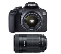 Canon appareil photo reflex eos 2000d + 18-55 is II + 55-250 is