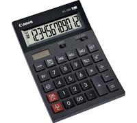 Canon AS-1200 Calculatrice de bureau noir Ecran: 12 solaire, à pile(s) (l x H x P) 119 x 37 x 177 mm