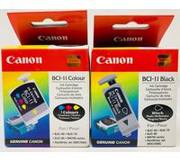 Canon BCI-11BK + BCI-11C Cartouche D'Origine Noir + Couleur Bjc 50/70/80/BN700