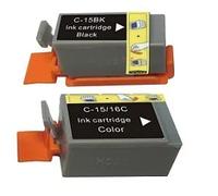 Canon BCI-15/16 Lot de 10 cartouches d'encre pour PIXMA IP90, i70, i80, Selphy DS700 & DS810, MINI220 BCI-15BK, BCI-16BK, BCI-15C, BCI-16C, BCI15, BCI16
