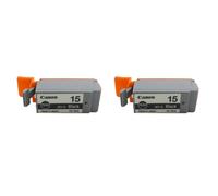 Canon Cartouche d'encre noire BCI-15BK (lot de deux cartouches)