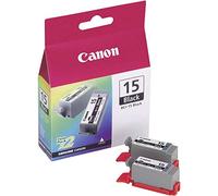 Canon BCI-15bk x2 8190A002 Lot de 2 Cartouches d'encre d'origine Noir