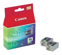 Canon Cartouche d'encre couleur BCI-16 C/M/Y (lot de deux cartouches)