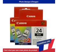 Canon BCI-24 Twinpack Ink Black 2 Pack