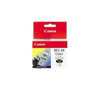 Canon BCI-24C - Couleur (cyan, magenta, jaune) - original - réservoir d'encre - pour i45X; MultiPASS MP390; PIXMA iP1000, iP1500, iP2000, MP110, MP130; S200; SmartBase MP360