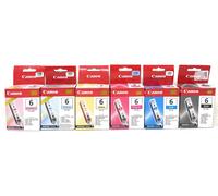 Canon BCI-6 Kit 6 Cartouches D'Encre Original BK/C/M/Y / PC / Pm S820/S900/