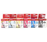 Canon BCI-6 Kit 6 Cartouches D'Encre Original BK/C/M/Y / PC / Pm S820/S900/