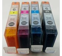 Canon BCI-6 Kit Original Noir/Cyan/Magenta/Jaune iP4000/iP5000/iP6000D/