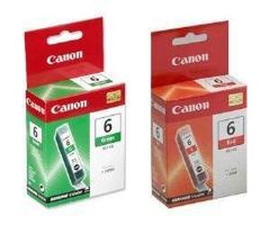 Canon BCI 6 R/G Multipack Cartouche encre d'origine Rouge / Vert