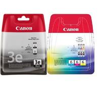 Canon BCI3eBK BCI-6B/C/M/Y Noir Cyan Magenta Jaune Cartouche d'encre (TVA inclus