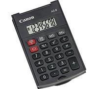 CANON Calculatrice AS-8 Couvercle et piles 8 chiffres