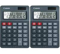 Canon Calculatrice de Bureau 12 Chiffres AS-120 II (Lot de 2)