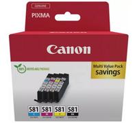 Canon - Cartouche D'encre Pack Multipack 4 Originales Cli-581 Couleurs (C/M/Y/Bk) - 2078c008