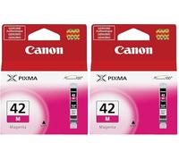 Canon Cartouche Jet d'encre Originale CLI-42M 13ml Magenta (Lot de 2)