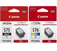 Canon Cartouches d'encre noire PG-575XL et couleur CL-576XL