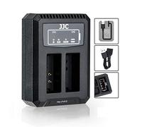 Canon Chargeur de batterie USB double pour EOS M, M2, M10, M50, M100, M200, 100D appareils photo, compatible LP-E12