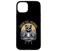 Canon City Colorado Abstrait Ours Chill Zen Yoga Design Coque pour iPhone 15 Plus