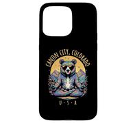 Canon City Colorado Abstrait Ours Chill Zen Yoga Design Coque pour iPhone 15 Pro Max