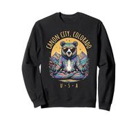 Canon City Colorado Abstrait Ours Chill Zen Yoga Design Sweatshirt