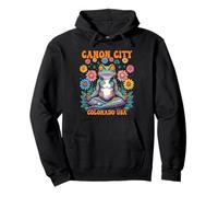 Canon City Colorado USA Grenouille psychédélique Zen Chill Sweat à Capuche