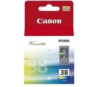 Canon CL-38 - 9 ml - couleur (cyan, magenta, jaune) - original - blister - réservoir d'encre - pour PIXMA iP1800, iP1900, iP2500, iP2600, MP140, MP190, MP210, MP220, MP470, MX300, MX310 G