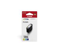 Canon CL-586 Fine Cartucho de Tinta Color Original | 9.9ml Tinta de color auténtica para documentos y fotos - para PIXMA TS3750i, TR4755i, TS7650i, TS7750i, TS6550i y más!
