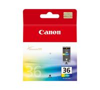 Canon CLI-36 Cartouche d'Encre Couleur C/M/Y Pigmentée, 12ml, Rendement 249 pages, Compatible PIXMA iP100/mini260/mini320