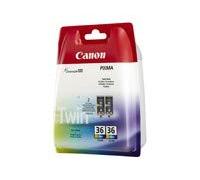 Canon Pack de 2 cartouches d'encre couleur CLI-36 C/M/Y