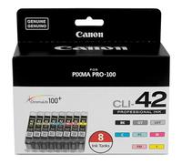 Canon CLI-42 Black and Colour 8 Ink Cartridge Combo Pack - 6384B010