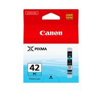 Canon CLI-42PC Cartouche Photo Cyan 13ml ChromaLife100+ Jet d'encre, Compatibilité PIXMA PRO-100, Rendement 292 pages 10x15cm ISO/IEC 24734