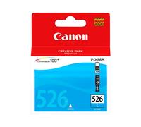 Canon CLI-526C Cartouche d'encre cyan originale 9ml pour imprimantes jet d'encre PIXMA iP4850/iP4950/MG5150/MG5250/MX885. Fabriquée au Japon.